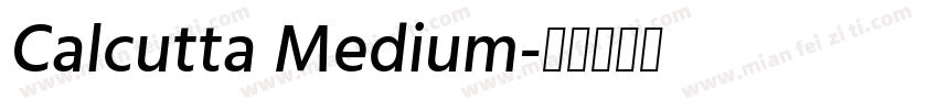 Calcutta Medium字体转换